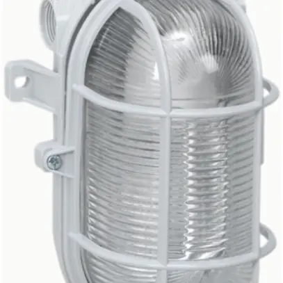 Armatur Bebilux oval 60W E27 IP44 grau 178mm 