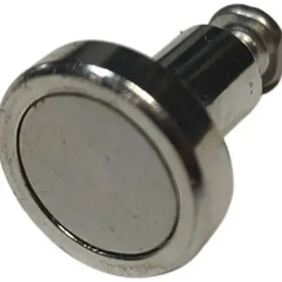 Support magnétique DOTLUX QUICK-FIX acier 13×12mm argent jeu de 24 