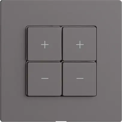 Comando per dimmer 2K/4T Edue Wiser grigio scuro 