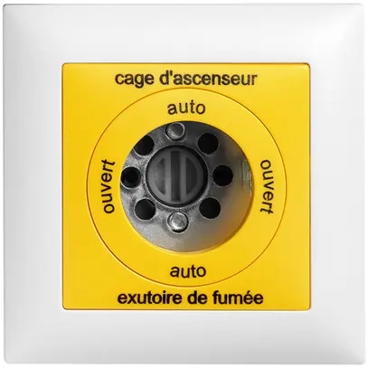 Interrupteur rotatif ENC EDIZIOdue 0/1L français pour puits d'élévateur 