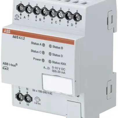 Actionneur analogique AMD KNX ABB AA/S 4.1.2 