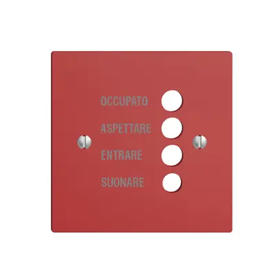 Placca frontale EDIZIOdue berry italiano 