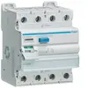 Interrupteur différentiel Hager RCCB (RCD) 4P 400V 0.3A type A HI S 40A 10kA 4UM 