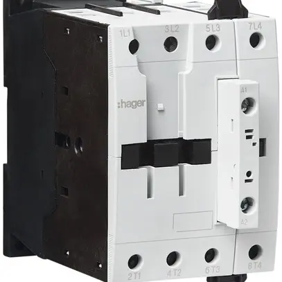 Contattore di potenza Hager 4P 63A da AC-1 tensione di bobina 230VAC 