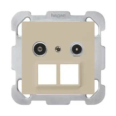 Presa multimedia INC kallysto R/TV montaggio B 19dB 2GHz beige 