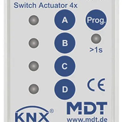 REG-Schaltaktor KNX MDT AKK-0416.03 4-Kan 16A 230VAC 2TE 
