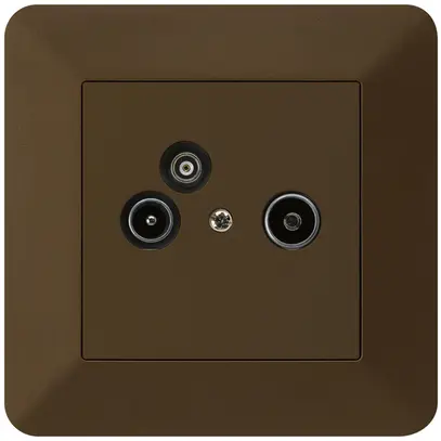 Prise d'antenne ENC R/TV/données kallysto.trend 19dB brun 