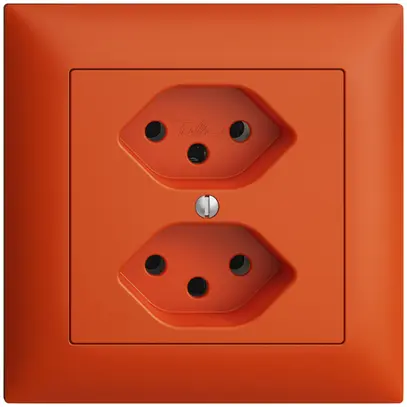 Prise ENC EDIZIOdue 2×T13 orange 