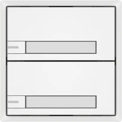 Poussoir KNX RGB EDIZIO.liv SNAPFIX® capteur temp.RGB-LED étiqu.2×com.1T bc 