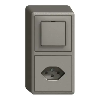 Combinaison AP EDIZIOdue 3/1P+T13 gris foncé 