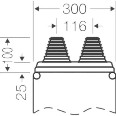 Placca di raccordo Hensel Mi FP 72 