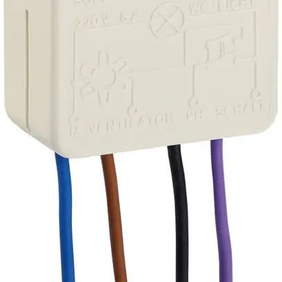 Relè a tempo INS AWAG AW15T-ZVR, 230V/6A, ON 0…1min/OFF 1…11min, 40×29x20mm 