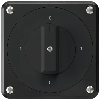 Interrupteur rotatif ENC robusto IP55 schéma 0/1P noir 