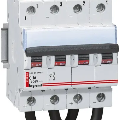 Disjoncteur Legrand C 2P 20A 1.5kA 1000VDC 