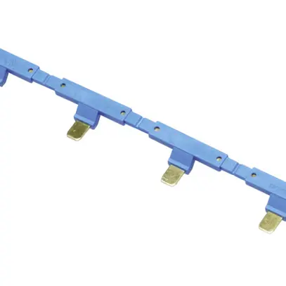 Peigne collecteur Finder 094.56, 6-pôles pour socle de relais 94.Px, bleu 