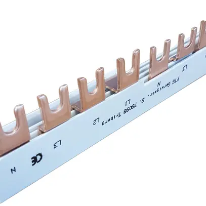 Peigne de raccordement Meterware SKS0383 en haut E-type 4L 8UM 10mm² 63A 140mm 