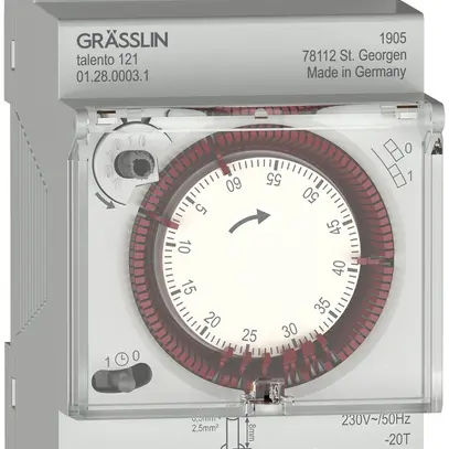 Interrupteur horaire AMD talento 121, 1-0-Timer, plombable 