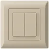 Poussoir ENC kallysto.line 2×A-R/1P beige 