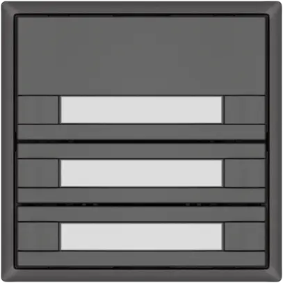 Poussoir KNX RGB EDIZIO.liv SNAPFIX® capteur temp.s.LED étiqu.3× comm.2T grf 