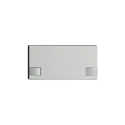 Tasto 1/2 KNX/elettronic.s.LED EDIZIOdue comando doppio silver 