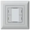 Poussoir ENC kallysto.line KNX 4×LED RGB s/e-link gris clair 