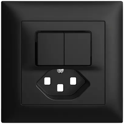 Kit frontale INC EDIZIOdue nero 88×88mm T23 