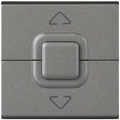 Pulsante per tappar.INS MOS 500W magnesio ACC/STOP/GiÙ 2moduli 