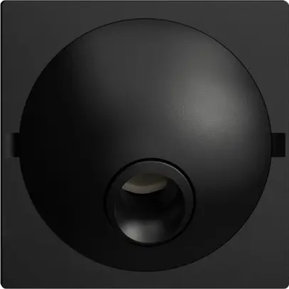 Scatola di raccordo INC EDIZIOdue nero senza morsettiera 