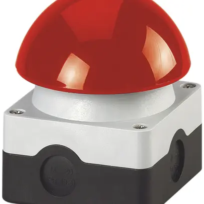 Fusstaster KM 10A ohne Sperrung rot 