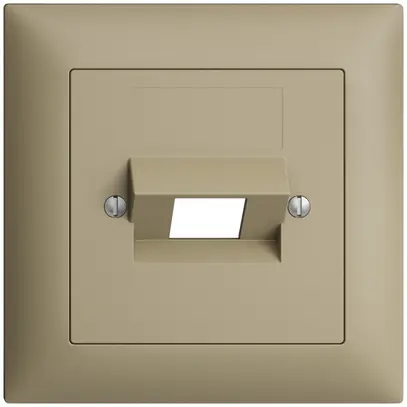 Kit frontale EDIZIOdue sand 88×88mm 1×RJ45 