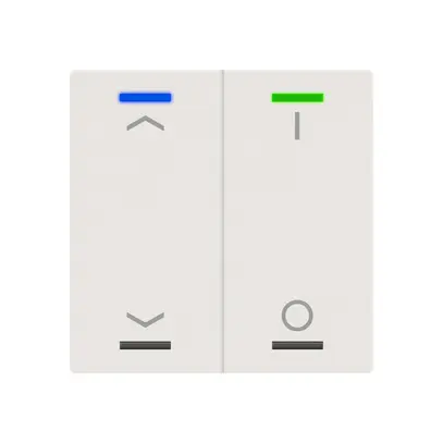 Pulsante KNX RGBW INS MDT BE-TAL60T211.C1 2t/4a temp.bianco op. "persiana"-"I/O" 