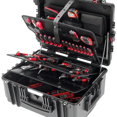 Valigia portautensili CIMCO Gigant-Pro Exzellent 37 pezzi con carrello 