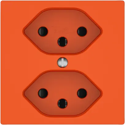 Prise EDIZIO.liv SNAPFIX® 2×T13 avec shutter ora 