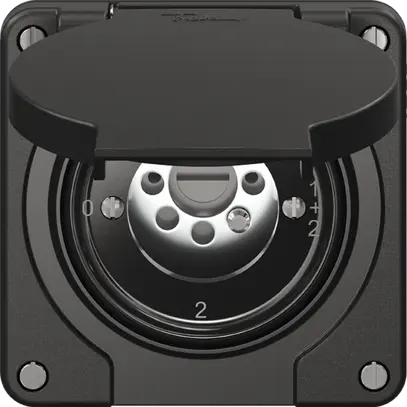 Interrupteur rotatif NEVO N.CO 0/2L, sans cylindre, KS, 0-1-0-1, noir 