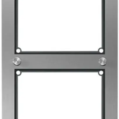 Scatola INC per citofono Hager elcom.modesta 4×1 2-fili c.cornice, acciaio preg. 