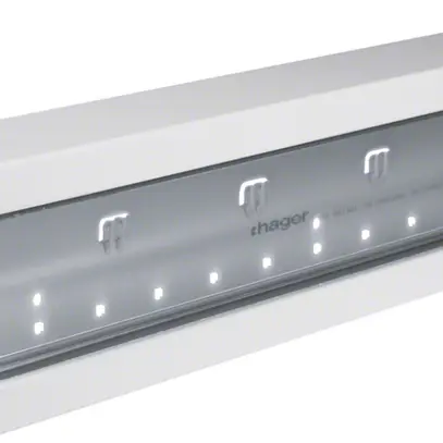 Canal d'allège tehalit BRS 130×85×2000mm acier blanc trafic 