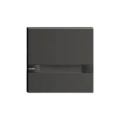 Taste 1/1 KNX/UNI-Taster mit LED & Papiereinlage EDIZIOdue Bedienung 2×schwarz 