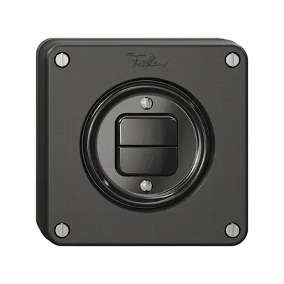 Interruttore per tapparelle NUPU NEVO, 1-canale, profondità 18 mm, 87×87 mm, ne 