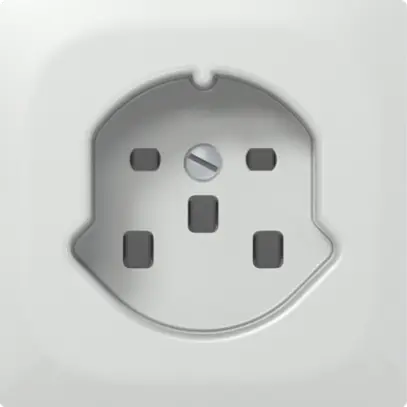 Presa SIDUS E T25 bianco lucido 