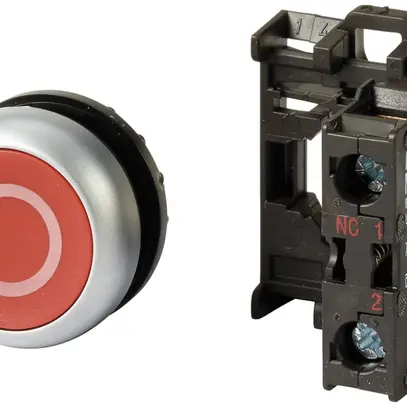 Poussoir INC ETN 1O rouge 