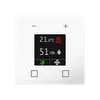Termostato ambiente stazione second. KNX INC MDT CN-RTN60S.01 display bianco op. 
