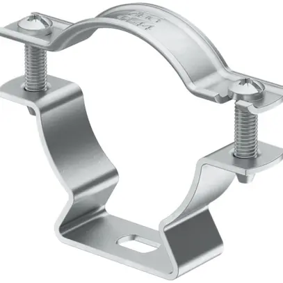Collier pour tube/câble Bettermann, avec trou de vis, Ø30…36mm, zingué 