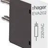 Modulo RC Hager 230VAC per fusibili EV018…EV038, EVN032…EVN045, EVL014…EVL027 