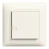 Poussoir ENC ZEP imp/minuterie 1c/1t station centr. EDIZIOdue blanc 