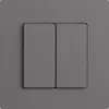 Stazione secondaria 2K/2T per interruttore Edue Wiser grigio scuro 