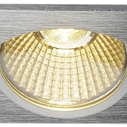 Downlight LED INC SLV NEW TRIA 68, 9W 800lm 3000K 38° carré alu brossé 