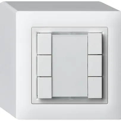 Poussoir universel AP 6×kallysto sans LED blanc 