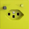 Prise ENC EDIZIOdue T23 FI 30mA F, lemon 