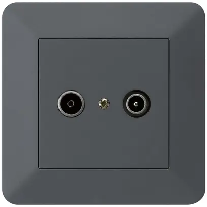 Presa di passaggio INC kallysto.trend R/TV 23dB antracite 