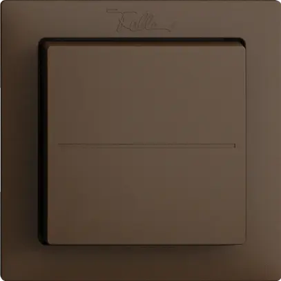 Pulsante RF EnOcean Feller EDIZIOdue F, 2c/1t, senza batterie, coffee 